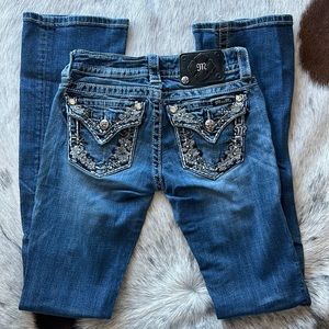 Miss me jeans size 25, bootcut